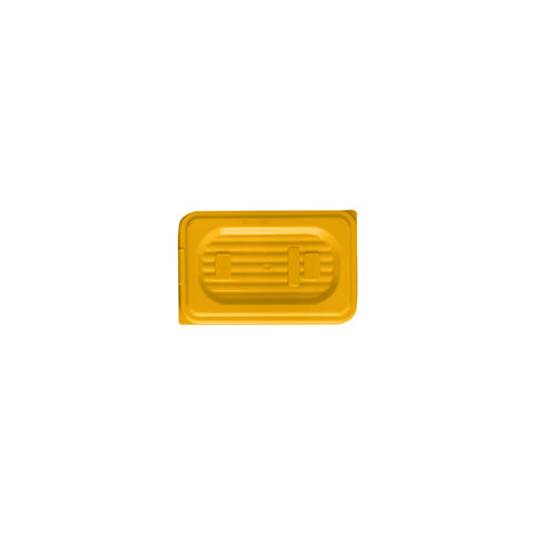 GastroPlast 859900-Y 1/9 Size Polypropylene Cover Yellow 176x108mm CH May Catering Supplies