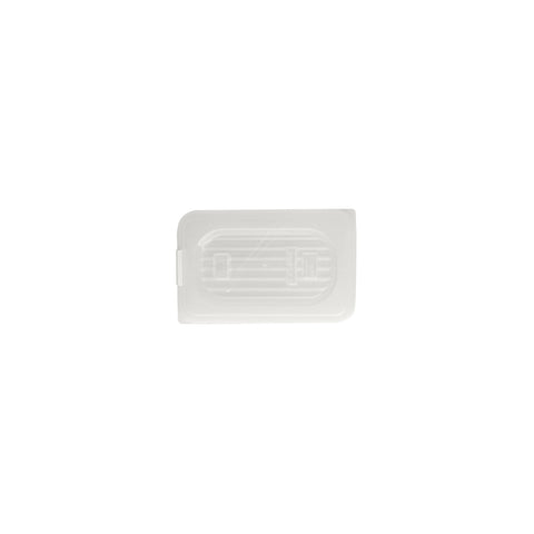 GastroPlast 859900 1/9 Size Polypropylene Cover Opaque 176x108mm CH May Catering Supplies