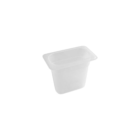 GastroPlast 859906 1/9 Size Polypropylene Pan 176x108x150mm CH May Catering Supplies