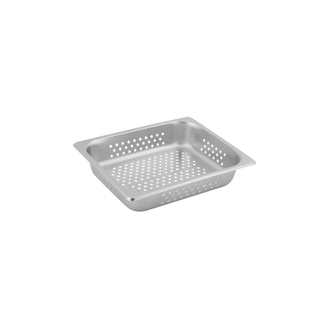 8712060 Standard Steam Pans 1/2 Size Stainless Steel Pan Perforated 325x265x60mm