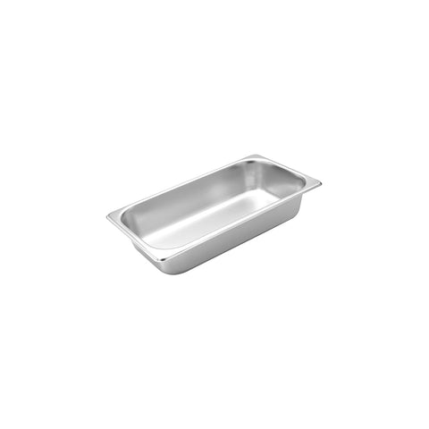 8713065 Standard Steam Pans 1/3 Size Stainless Steel Pan 325x175x65mm / 2.5Lt