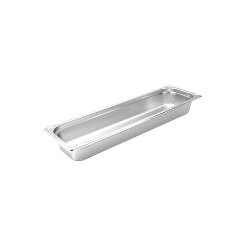 892499 Commercial Stainless Steel Gastronorm Pans & Covers 2/4 Size Stainless Steel Pan 530x162x100mm / 6.6Lt CH May Catering Supplies