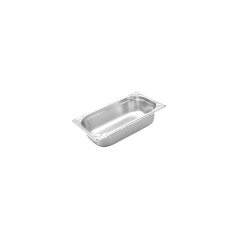 894100 Commercial Stainless Steel Gastronorm Pans & Covers 1/4 Size Stainless Steel Pan 265x162x100mm / 2.8Lt CH May Catering Supplies