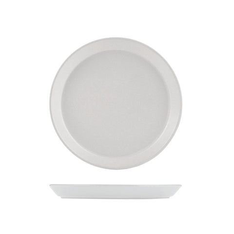 9029376 Zuma Pearl Aspen Dinnerware Collection Round Plate Tapered 24x200mm
