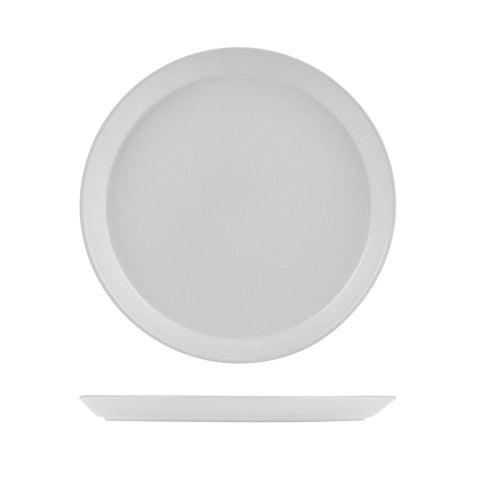 9029377 Zuma Pearl Aspen Dinnerware Collection Round Plate Tapered 24x240mm