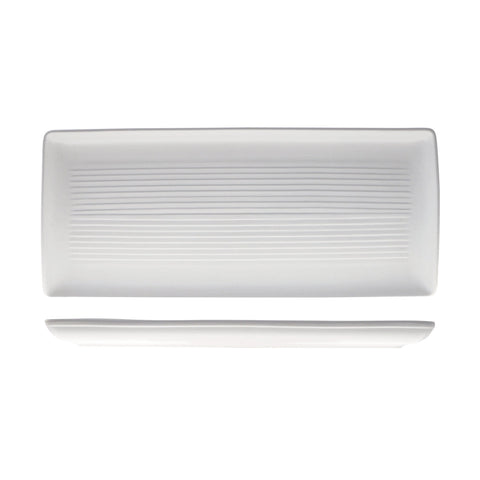 9029383 Zuma Pearl Aspen Dinnerware Collection Rectangular Share Platter 365 x 130mm