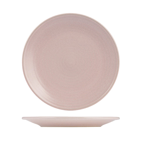 9029471 Zuma Pearl Blush Dinnerware Collection Round Ribbed Coupe Plate 265mm