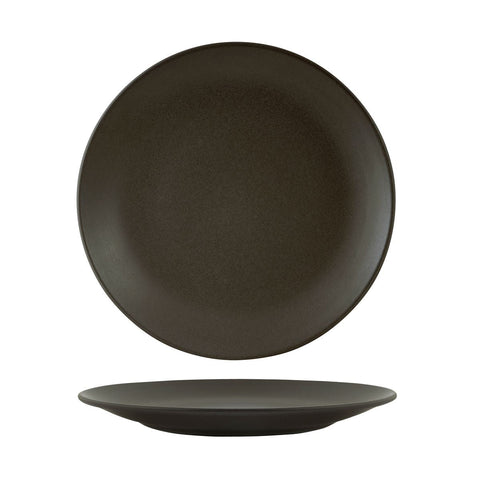 90965 Zuma Charcoal Dinnerware Collection Round Coupe Plate 260mm