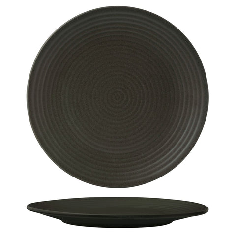 90973 Zuma Bluestone Dinnerware Collection Round Ribbed Coupe Plate 310mm