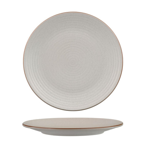 9099171 Zuma Mineral Dinnerware Collection Round Ribbed Coupe Plate 265mm