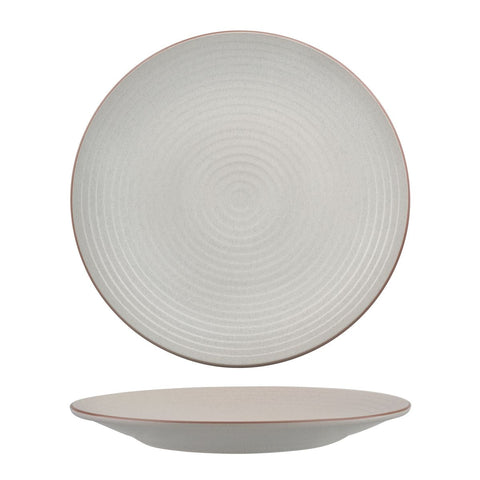 9099173 Zuma Mineral Dinnerware Collection Round Ribbed Coupe Plate 310mm