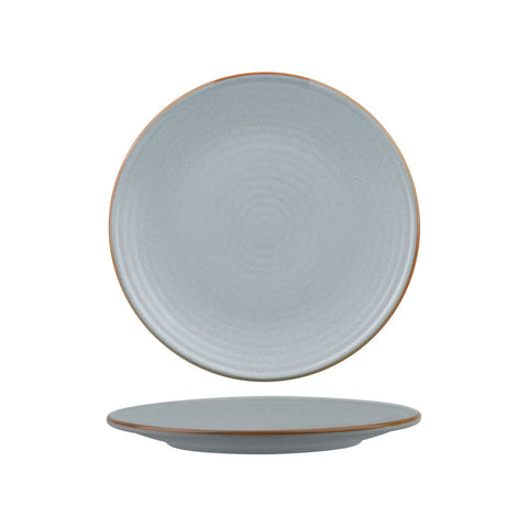 9099270 Zuma Bluestone Dinnerware Collection Round Ribbed Coupe Plate 210mm