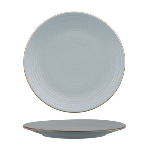 9099271 Zuma Bluestone Dinnerware Collection Round Ribbed Coupe Plate 265mm