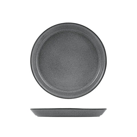 9099476 Zuma Gravel Dinnerware Collection Round Plate Tapered 24x200mm