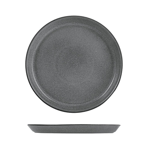 9099477 Zuma Gravel Dinnerware Collection Round Plate Tapered 24x240mm