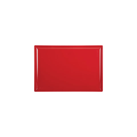 91032-R Ryner Melamine Red Rectangular Platter 300x200mm