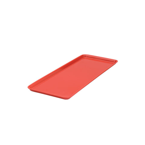 91040-R Ryner Melamine Red Rectangular Platter 390x150mm
