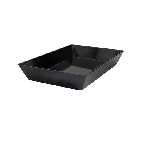 91074-BK Rectangular Deep Dishes Black Rectangular Deep Dish 450x300x70mm