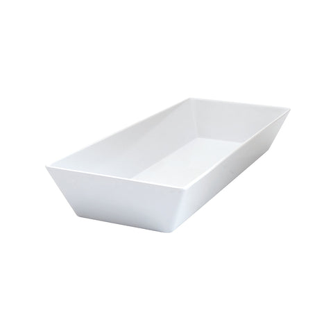 91076-W Rectangular Deep Dishes White Rectangular Deep Dish 500x200x70mm