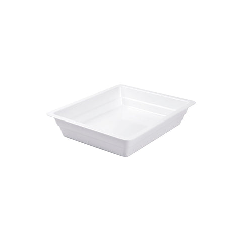 91122 Melamine Food Pans 1/2 Size White Pan 325x265x65mm