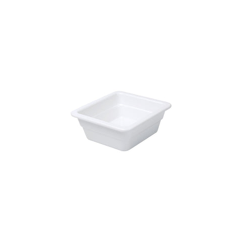 91162 Melamine Food Pans 1/6 Size White Pan 176x162x65mm