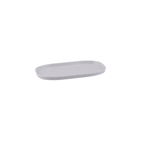 916631-W Ryner Melamine Stone White Rectangular Gastronorm Dishes 1/3 Size Rectangular Dish 325x175x20mm CH May Catering Supplies