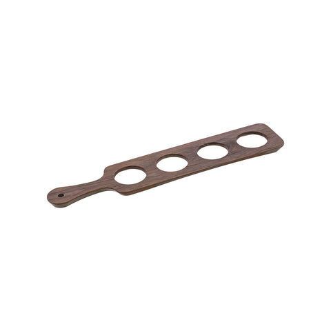 91820 Ryner Melamine Wood Deco 4 Hole Tasting Paddle 92x430mm