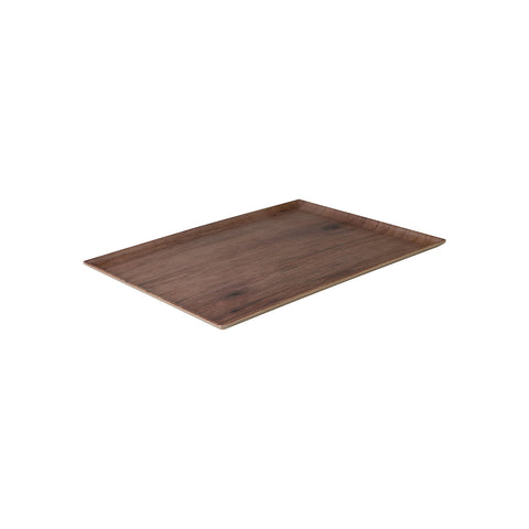 91848 Ryner Melamine Wood Deco Rectangular Platter 400x300mm