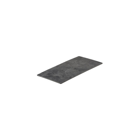 91851 Ryner Melamine Display Serve Dark Concrete Rectangular Platter 325x175mm