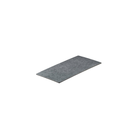 91861 Ryner Melamine Display Serve Light Concrete Rectangular Platter 325x175mm
