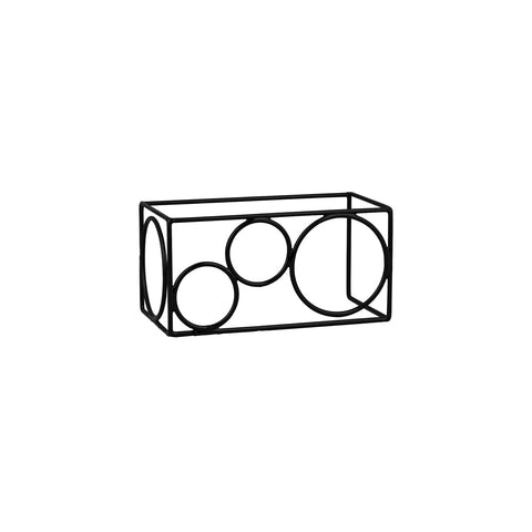 91946 Buffet Risers Ryner Buffetware Rectangular Riser Black Melamine 315x255x160mm