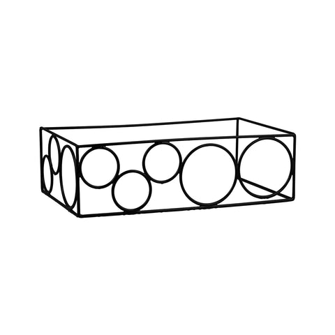91947 Buffet Risers Ryner Buffetware Rectangular Riser Black Melamine 515x310x160mm