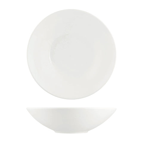 926582 Moda Porcelain Snow Round Deep Bowl 310mm/2650ml CH May Catering Supplies