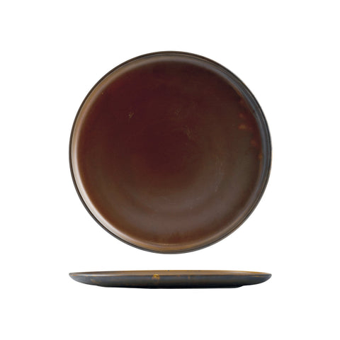926611 Moda Porcelain Rust Round Plate 290mm CH May Catering Supplies
