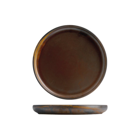 926626 Moda Porcelain Rust Stacka Plate 260mm CH May Catering Supplies