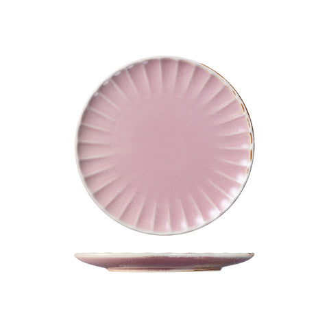 927162 Moda Porcelain Icon Scalloped Round Plate 260mm CH May Catering Supplies