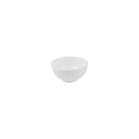 927276 Moda Porcelain Snow Scalloped Round Bowl 115mm/275ml CH May Catering Supplies