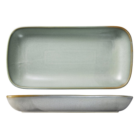 927521 Moda Porcelain Chic Rectangular Dish 530x265x70mm/5500ml CH May Catering Supplies