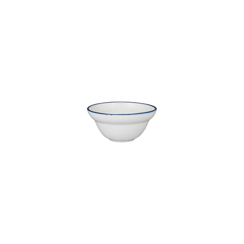 94134-WN Luzerne TinTin White Navy Dinnerware Collection TinTin White Navy Round Bowl 120mm/140ml
