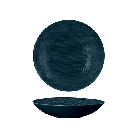 94552-BL Luzerne Linen Navy Blue Dinnerware Collection Linen Navy Blue Round Share Bowl 200mm/700ml