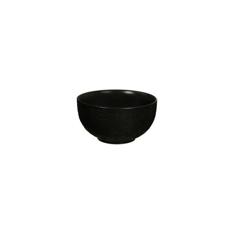 94561-BK Luzerne Linen Black Dinnerware Collection Linen Black Round Bowl 110mm/300ml