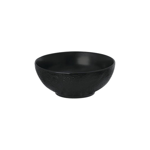 94562-BK Luzerne Linen Black Dinnerware Collection Linen Black Round Bowl 160mm/750ml