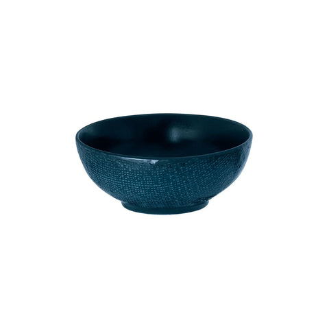 94562-BL Luzerne Linen Navy Blue Dinnerware Collection Linen Navy Blue Round Bowl 160mm/750ml