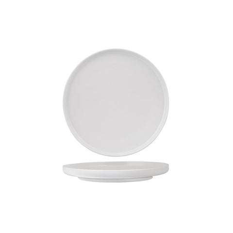 946308 Luzerne Signature White Dinnerware Collection Signature White Round Plate - Vertical Rim 210x25mm