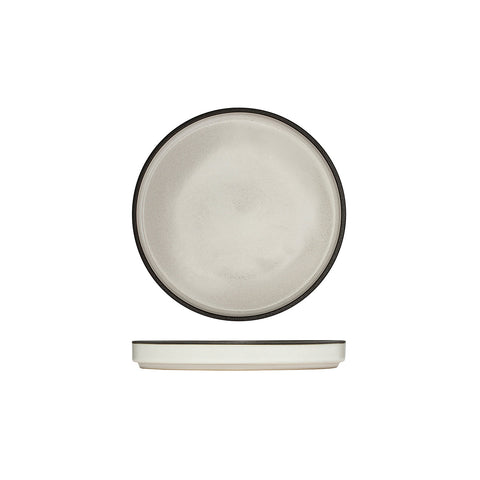 946416 Luzerne Mod Dusted White Dinnerware Collection Mod Dusted White Stackable Plate 160mm