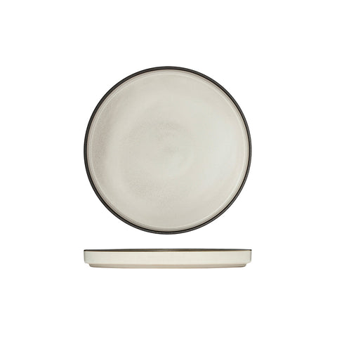 946420 Luzerne Mod Dusted White Dinnerware Collection Mod Dusted White Stackable Plate 200mm