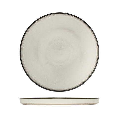 946427 Luzerne Mod Dusted White Dinnerware Collection Mod Dusted White Stackable Plate 270mm