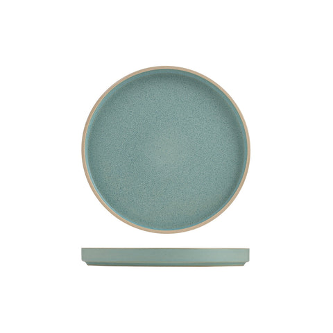 946820 Luzerne Mod Frosted Blue Dinnerware Collection Mod Frosted Blue Stackable Plate 200mm