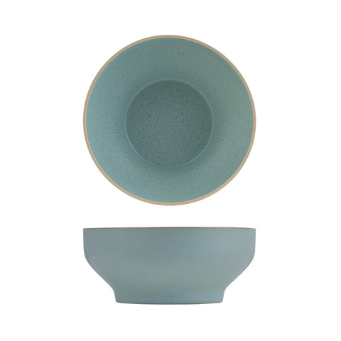 946843 Luzerne Mod Frosted Blue Dinnerware Collection Mod Frosted Blue Round Bowl 212x91mm/1577ml
