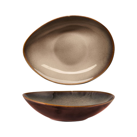 948322 Luzerne Rustic Sama Dinnerware Collection Rustic Sama Oval Share Bowl 230x180x57mm/780ml